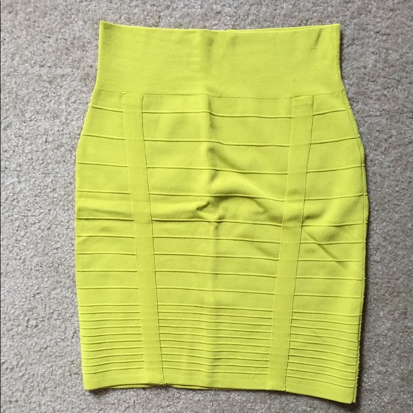 Sold on Mercari Rock & Republic Lime Green Skirt - Picture 2 of 4